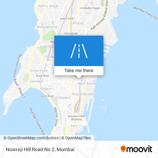 Nowroji Hill Road No 2 map