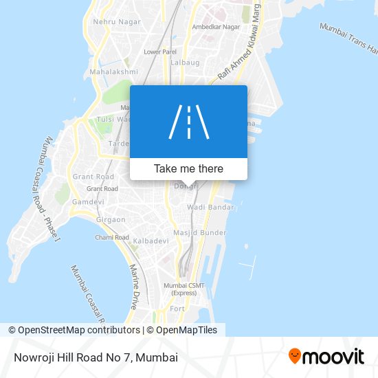 Nowroji Hill Road No 7 map