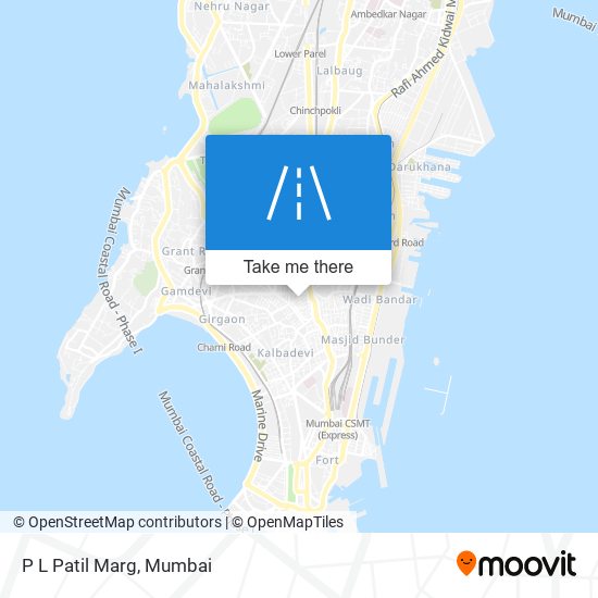 P L Patil Marg map