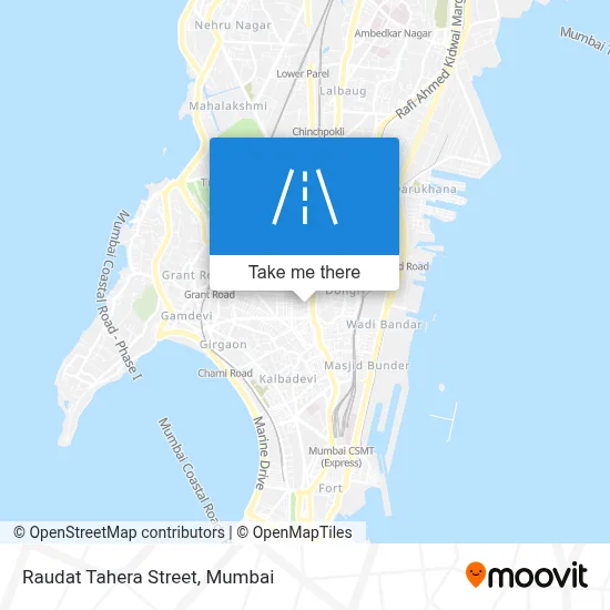 Raudat Tahera Steet map