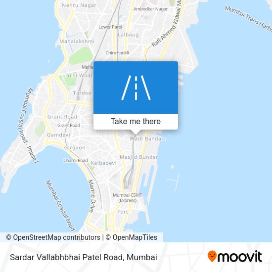 Sardar Vallabhbhai Patel Road map