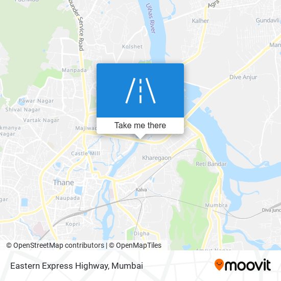 Eastern Express Highway map