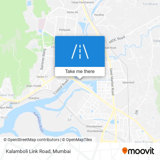 Kalamboli Link Road map