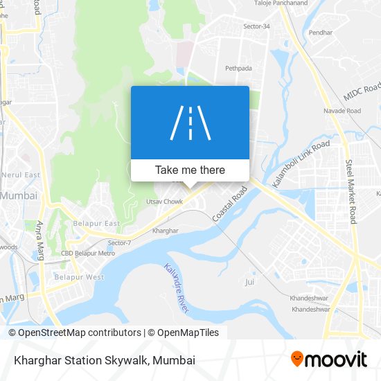 Kharghar Station Skywalk map