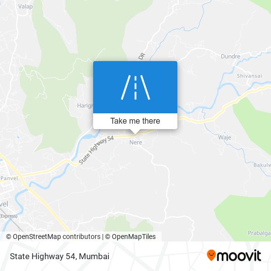 State Highway 54 map