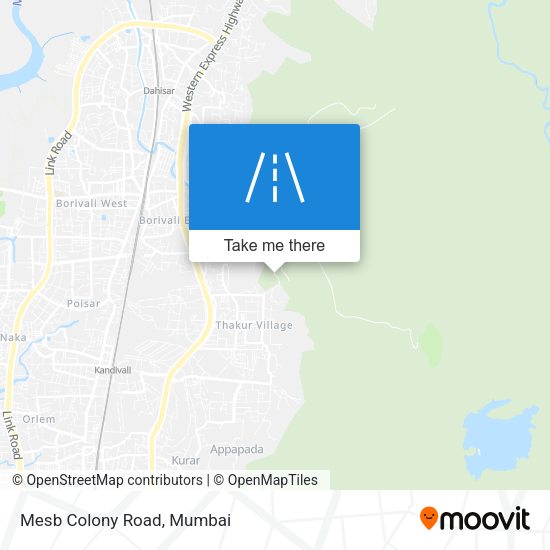 Mesb Colony Road map