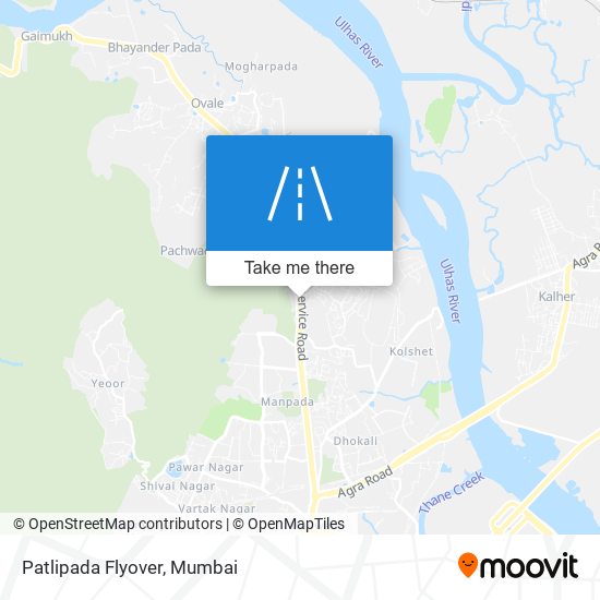 Patlipada Flyover map