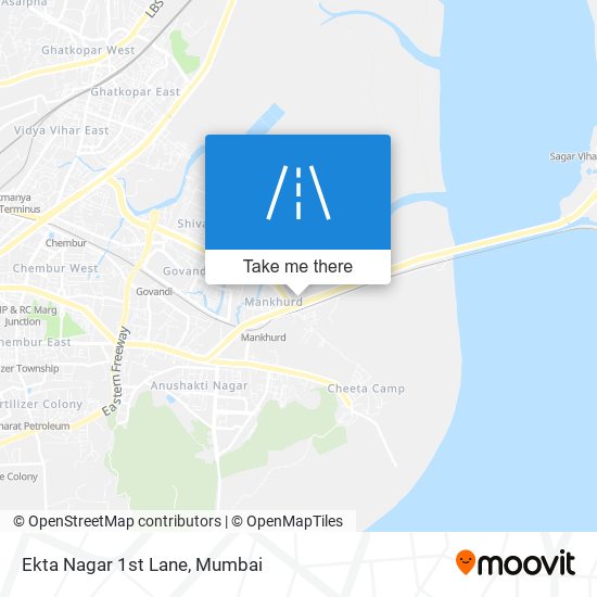 Ekta Nagar 1st Lane map