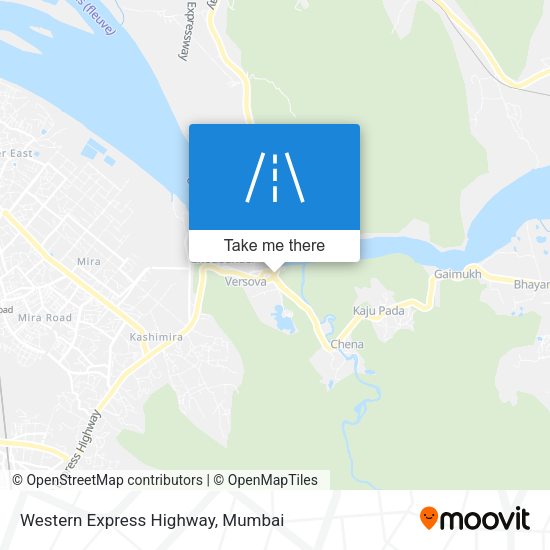 Western Express Highway map