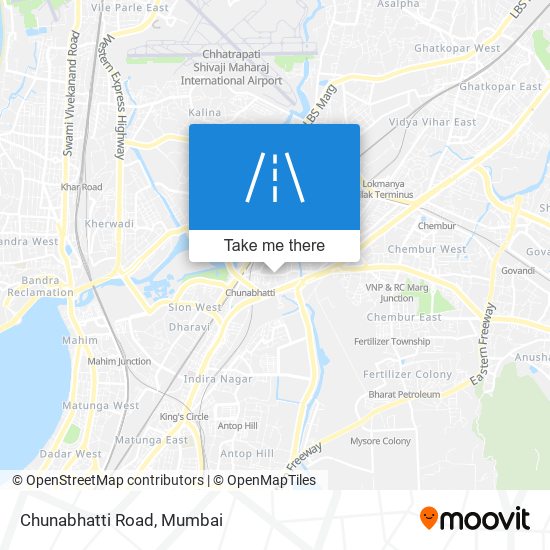 Chunabhatti Road map