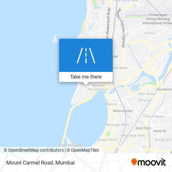 Mount Carmel Road map