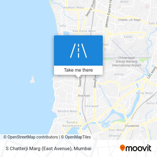 S Chatterji Marg (East Avenue) map