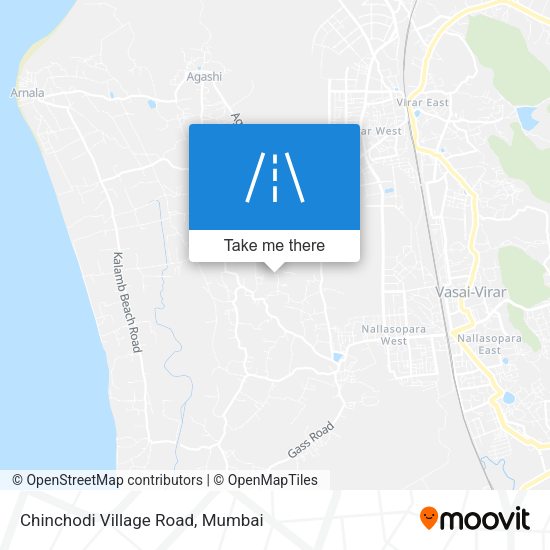 Chinchodi Village Road map