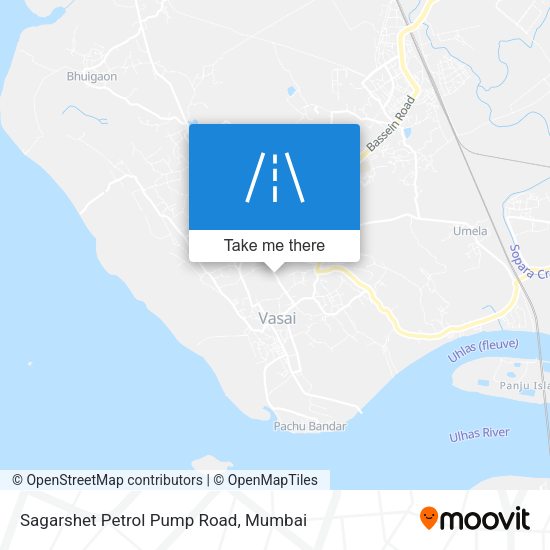 Sagarshet Petrol Pump Road map