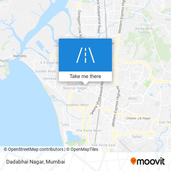 Dadabhai Nagar map