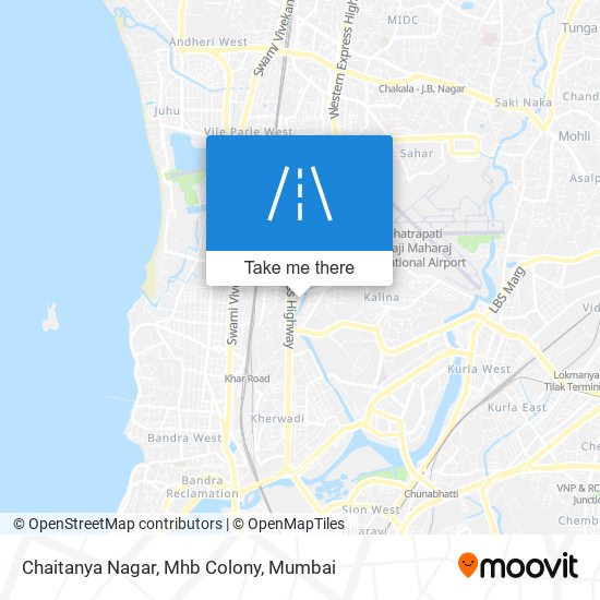 Chaitanya Nagar, Mhb Colony map