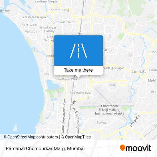 Ramabai Chemburkar Marg map
