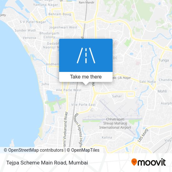 Tejpa Scheme Main Road map