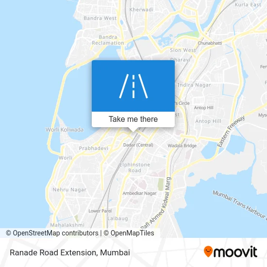 Ranade Road Extension map