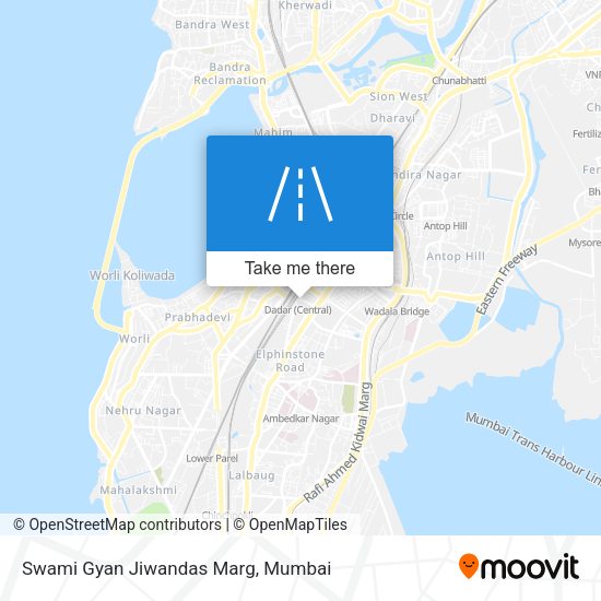 Swami Gyan Jiwandas Marg map