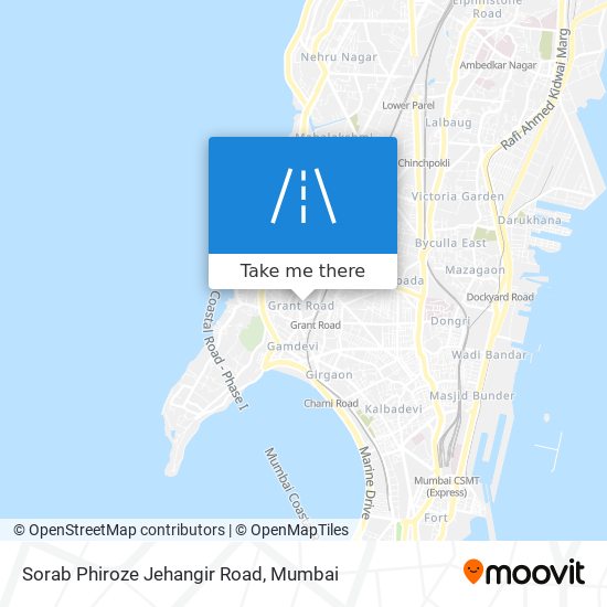 Sorab Phiroze Jehangir Road map