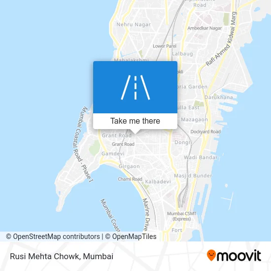 Rusi Mehta Chowk map