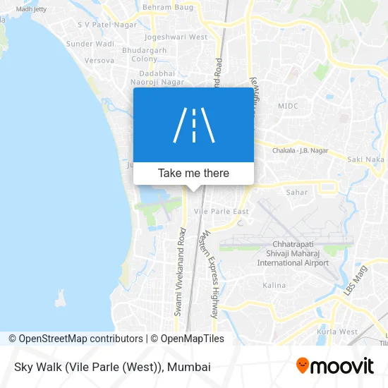 Sky Walk (Vile Parle (West)) map