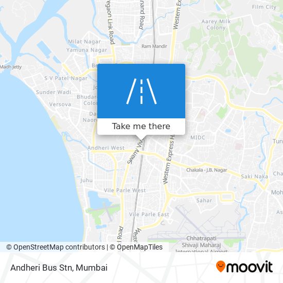 Andheri Bus Stn map