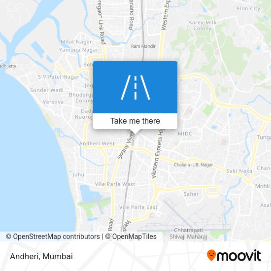 Andheri map