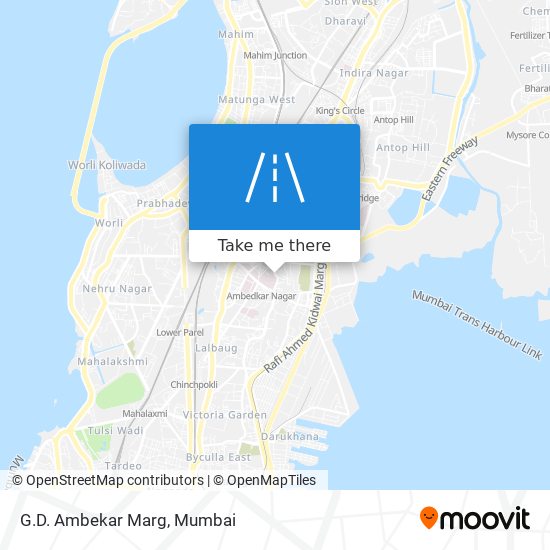 G.D. Ambekar Marg map