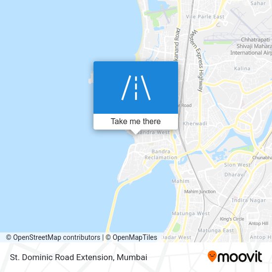 St. Dominic Road Extension map