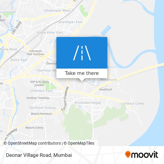 Deonar Village Road map