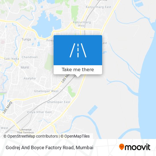 Godrej And Boyce Factory Road map