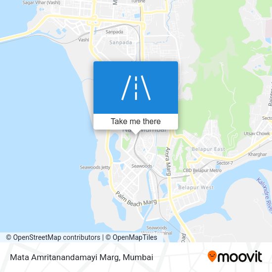 Mata Amritanandamayi Marg map