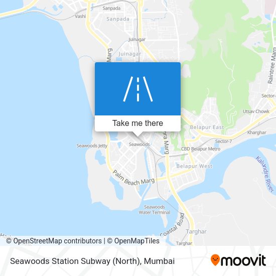 Seawoods Station Subway (North) map