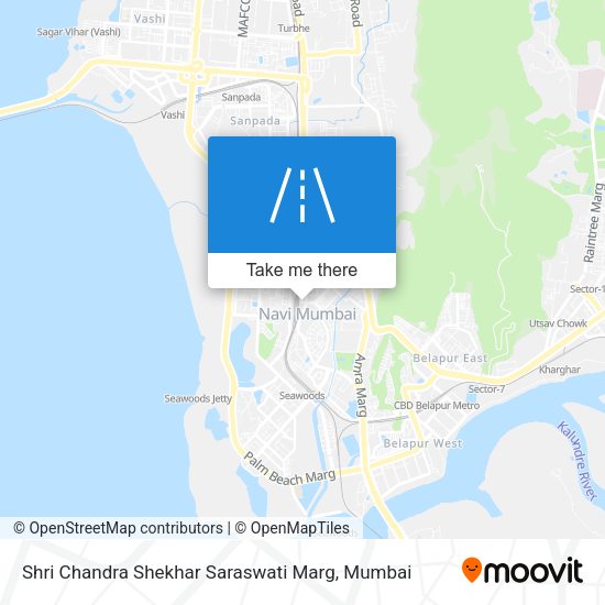 Shri Chandra Shekhar Saraswati Marg map