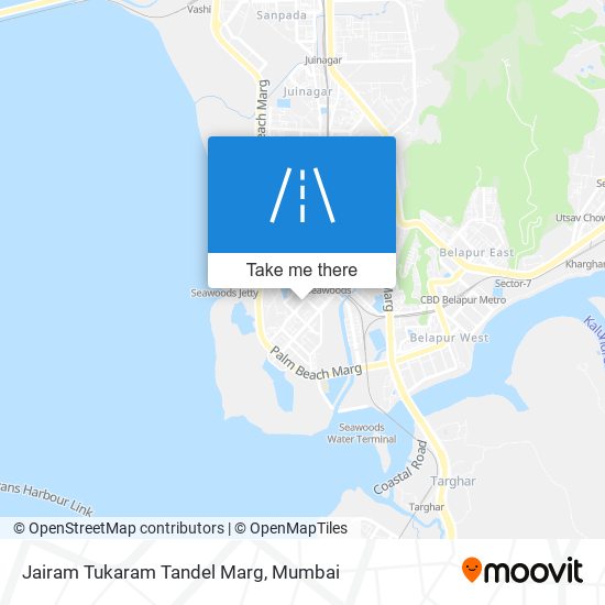 Jairam Tukaram Tandel Marg map