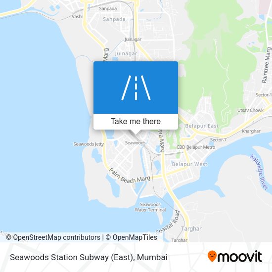 Seawoods Station Subway (East) map