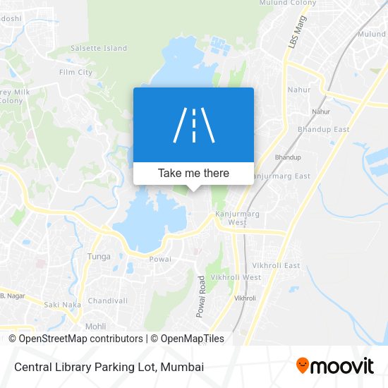 Central Library Parking Lot map