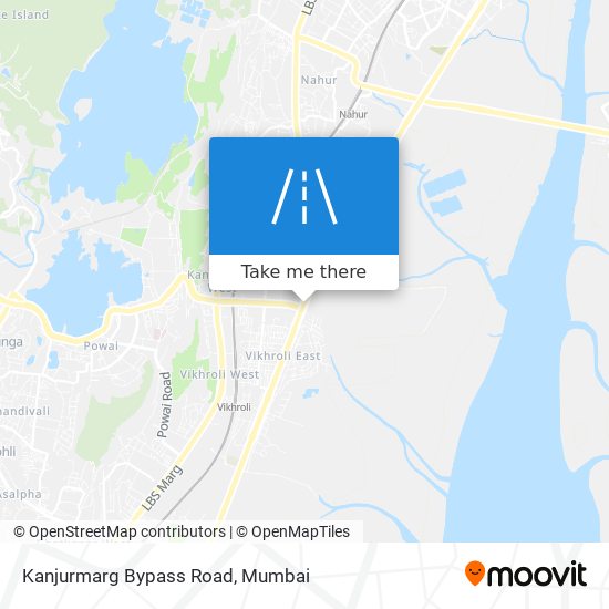 Kanjurmarg Bypass Road map