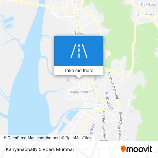 Kariyanappally 5 Road map