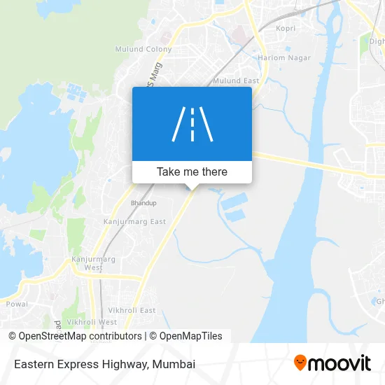 Eastern Express Highway map