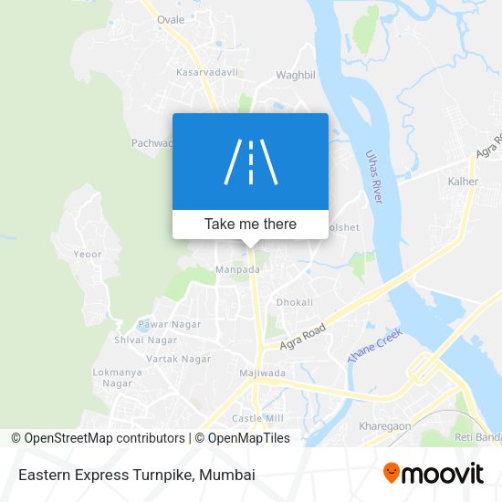 Eastern Express Turnpike map