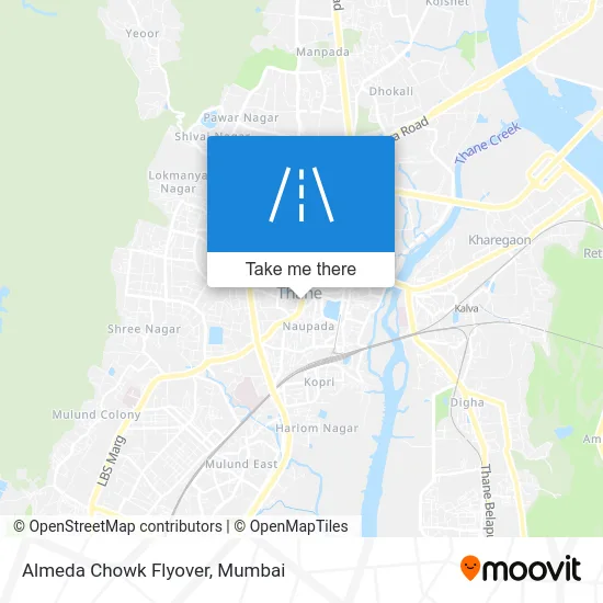 Almeda Chowk Flyover map