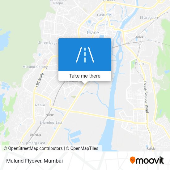 Mulund Flyover map