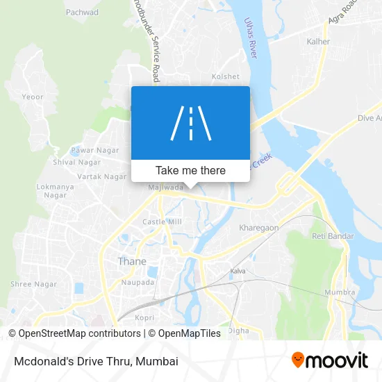 Mcdonald's Drive Thru map