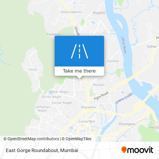 East Gorge Roundabout map