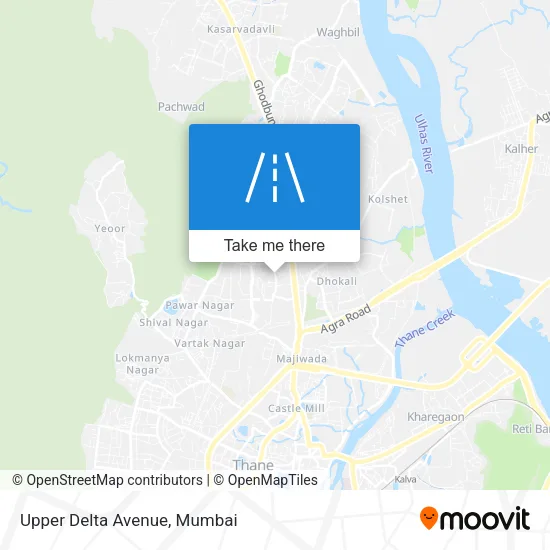 Upper Delta Avenue map