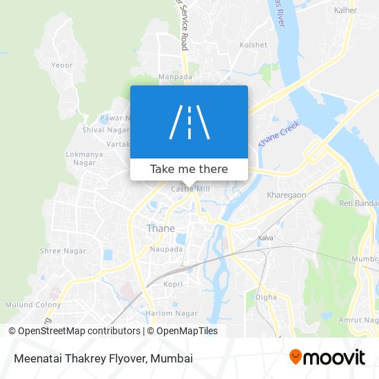 Meenatai Thakrey Flyover map