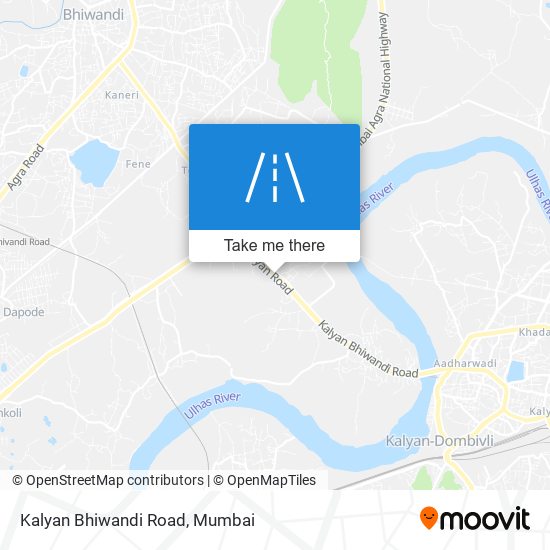 Kalyan Bhiwandi Road map